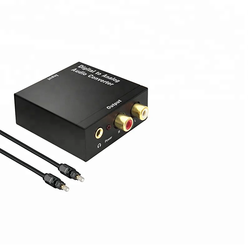 Digital Spdif Optical/coaxial To Analog Fiber Optical Converter - Buy ...