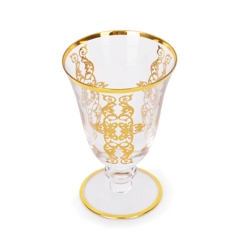 Handmade crystal glass juice glass tea and coffee sets for Arabic