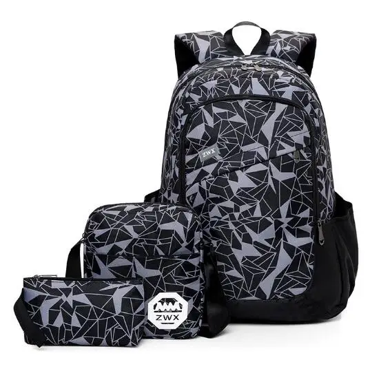 High Quality Newest Style School Bag Rucksack Backpack 3 Pieces ...