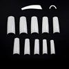 TSZS brand 500pcs nailart half cover artificial nails white uv gel salon false nails tip