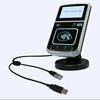 13.56MHZ USB +RJ45 Interface ACR123U Intelligent Contactless RFID Reader With LCD For ISO 14443 A B cards +SDK Kit rfid writer r