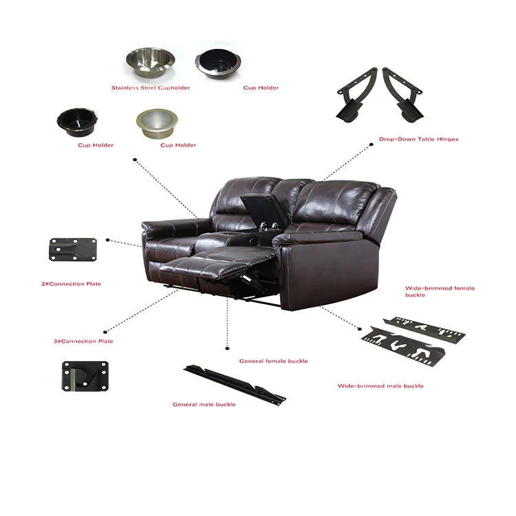 Multiple Optional Manual Recliner Office Chair Rocking Mechanism Parts