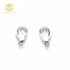 Gold Fold over Button Clasps for Bracelets Making Jewelry Finding