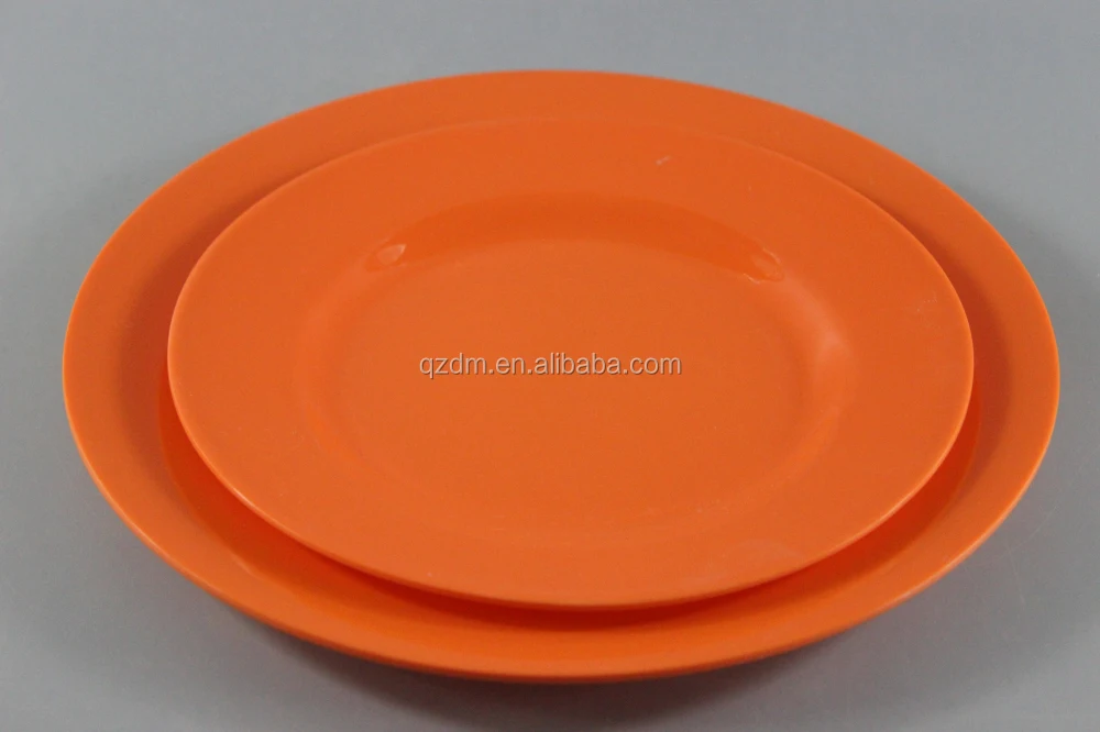 Solid Melamine Plate Set/Plastic Picnic Plate Set