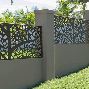 Laser cut outdoor metal screen AS PRIVACY SCREEN, View outdoor metal ...