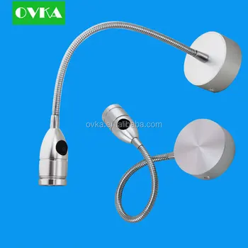 Led Wall Lamp With Switch Model Hotel Bedroom 3w Aluminum Silver Led Reading Light Buy Led Wall Lamp Led Reading Light Wall Lamp Product On