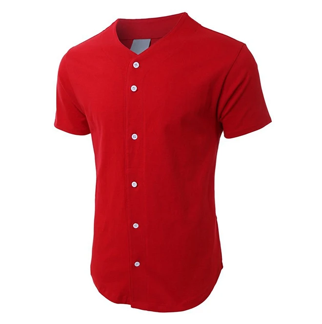 baseball button down