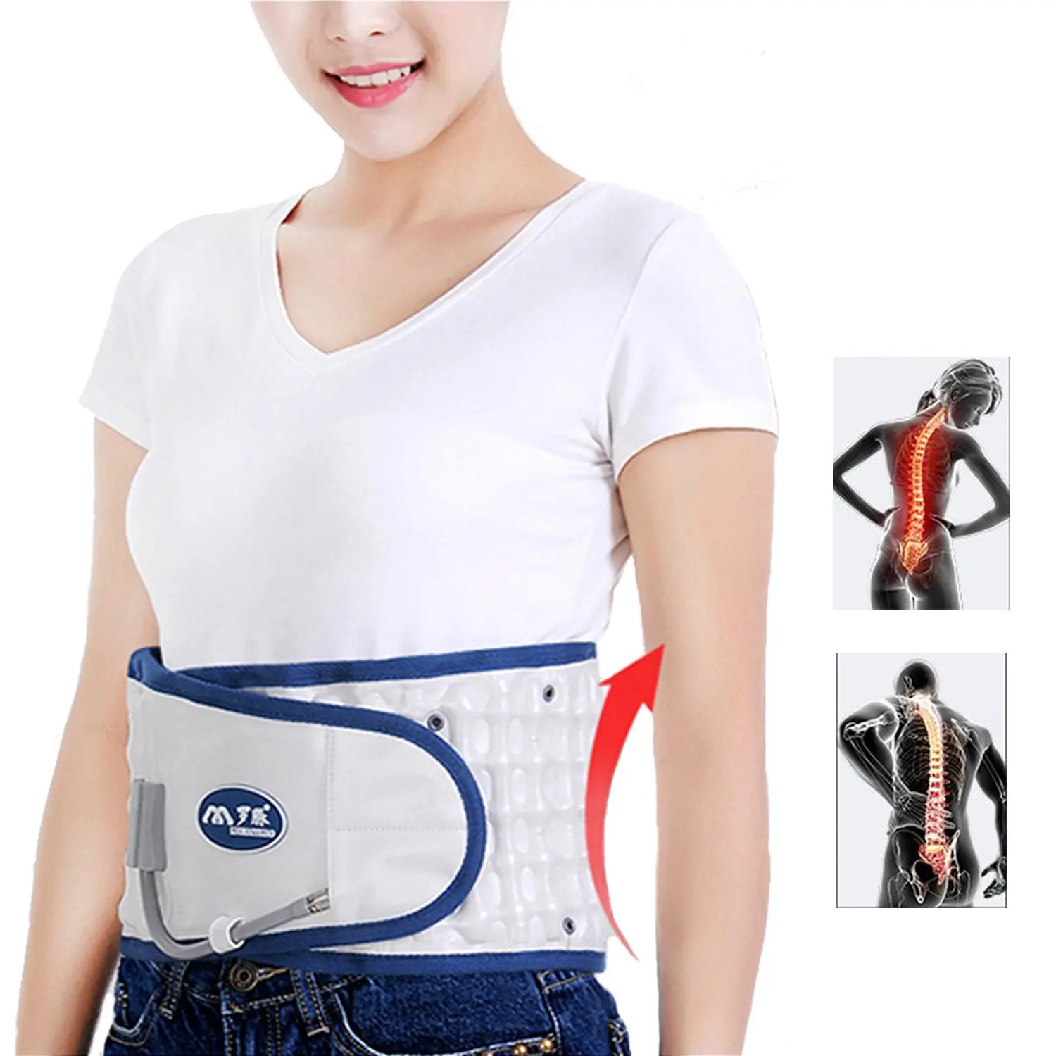 Buy Lolicute Air Traction Decompression Lumbar Support Therapy Belt