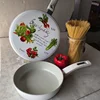2017 Hot Selling Aluminum non stick fry pan with decal screen printing
