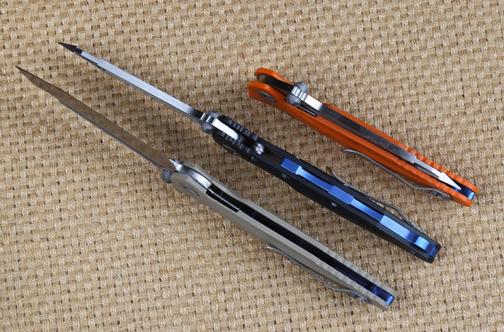 stainless steel common use flip knife g10 handle folding blade