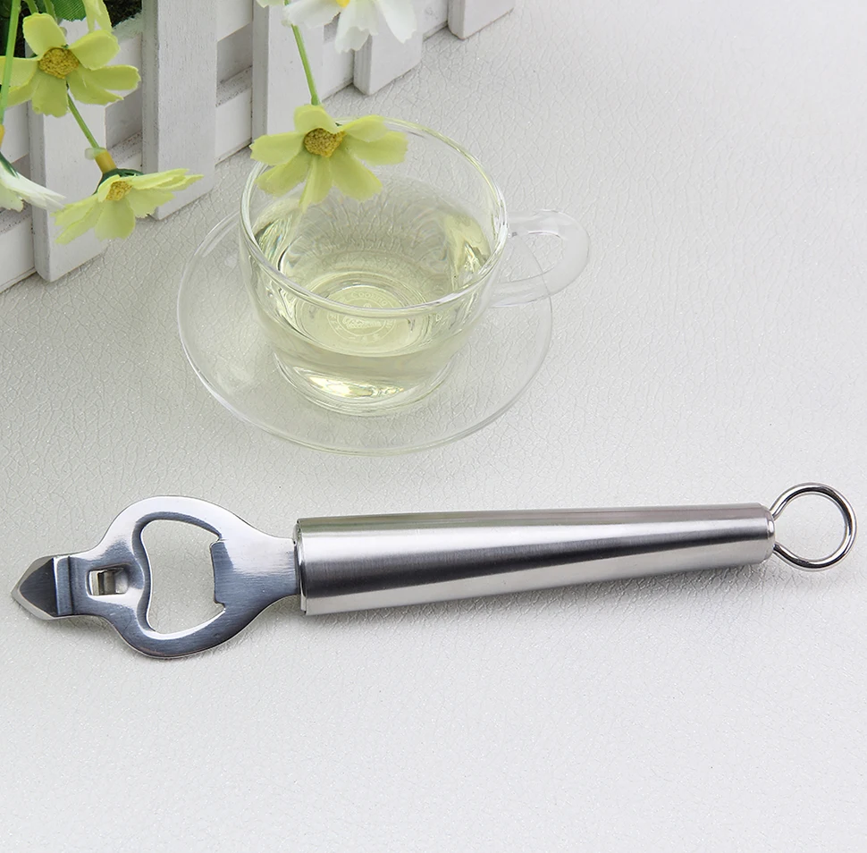 Durable Stainless Steel Bottle Opener With Wood Handle