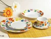 Factory direct ceramic dinner set with snow man for Christmas gifts