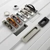 Metal Zinc/Aluminum Hidden Conceal Embedded Furniture Kitchen Cabinet Drawer Door Pull Handle&Knob Manufacture From WenZhou