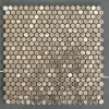 Popular Design Make To Order Decorative Metal wall Mosaic Tiles for bathroom backsplash