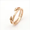arrow love 14k gold finger massage ring engagement ring with flush setting