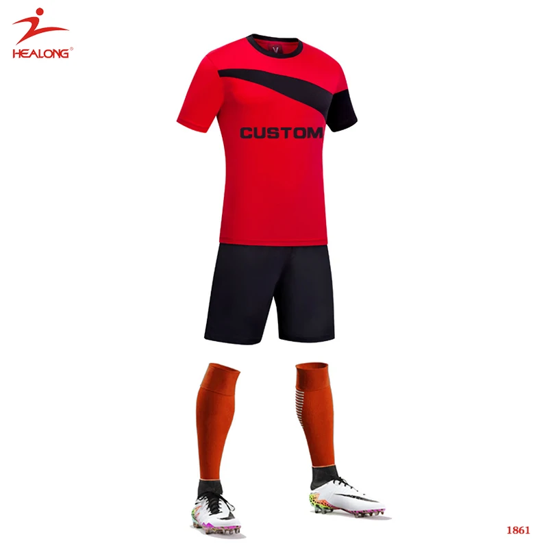 red and yellow football shirt