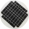 new product glass laminated solar cell 9v 6W round table shape solar panel