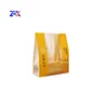 Food grade takeaway bread paper bag with plastic line bread packaging toast paper bags