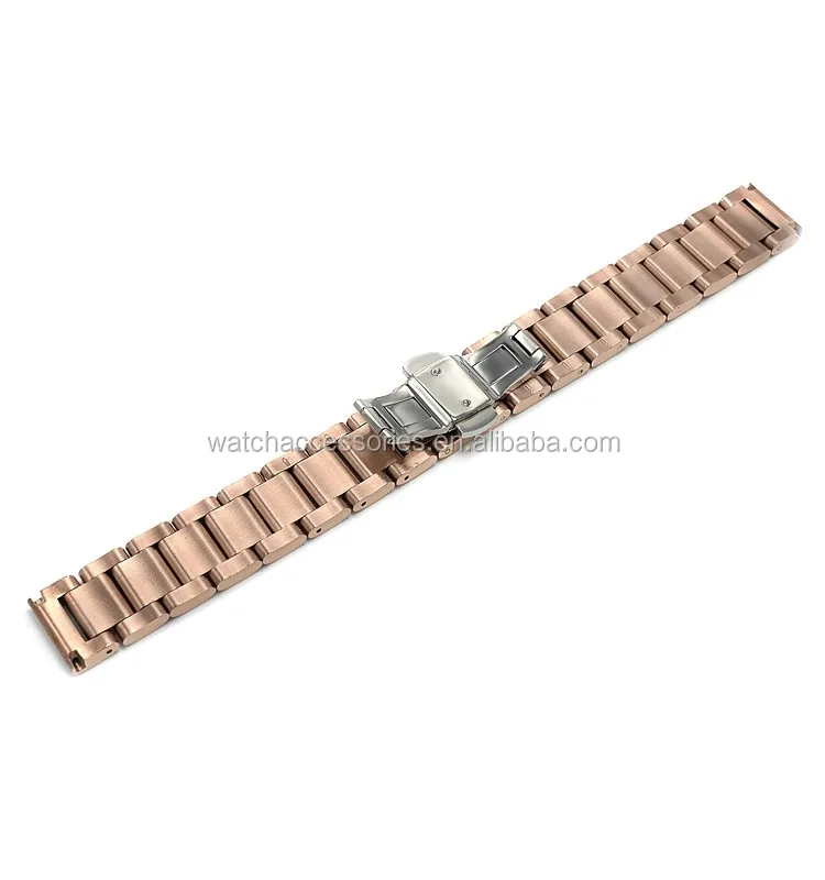 Wholesale 18mm Watch Band Rose Gold Plated Watch Strap Bracelet Buy