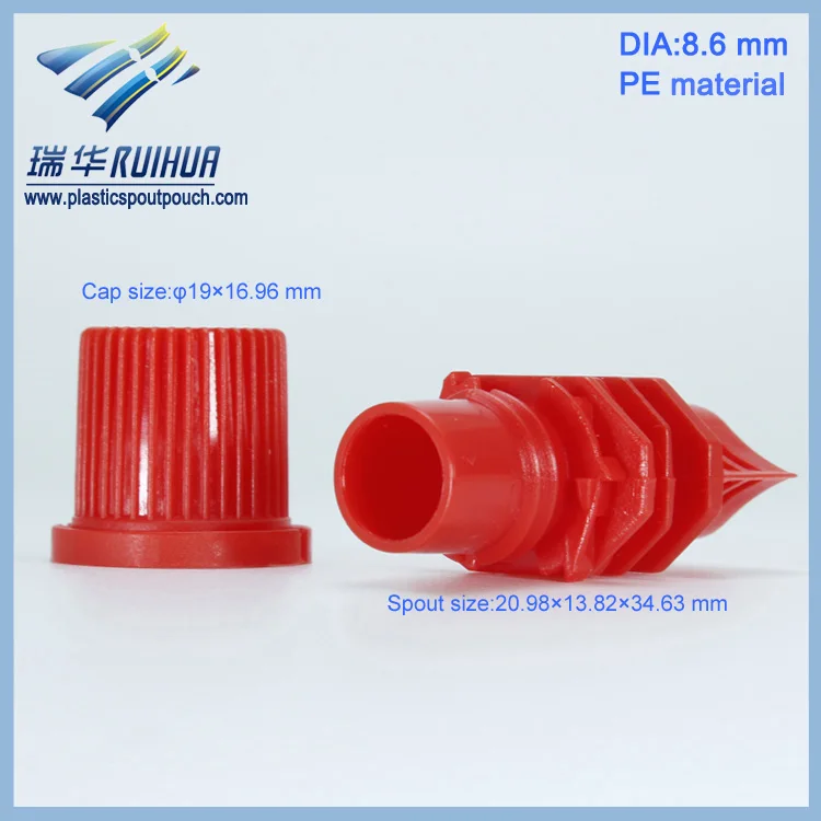 RD-001#red4-1 cap plastic