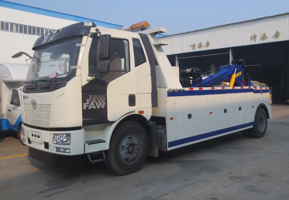 Best Price Faw 4x2 Axlex 6 Wheel Heavy Duty Tow Truck For Sale