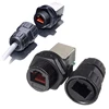 Waterproof Case Side CAT5e RJ45 Connector with Shielded Jack 13/16 " cat6a shield rj45 connector