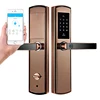 China Professional High Quality Remote Electronic Magnetic Wooden Security Airbnb Bluetooths Door Lock Digital Fingerprint Lock