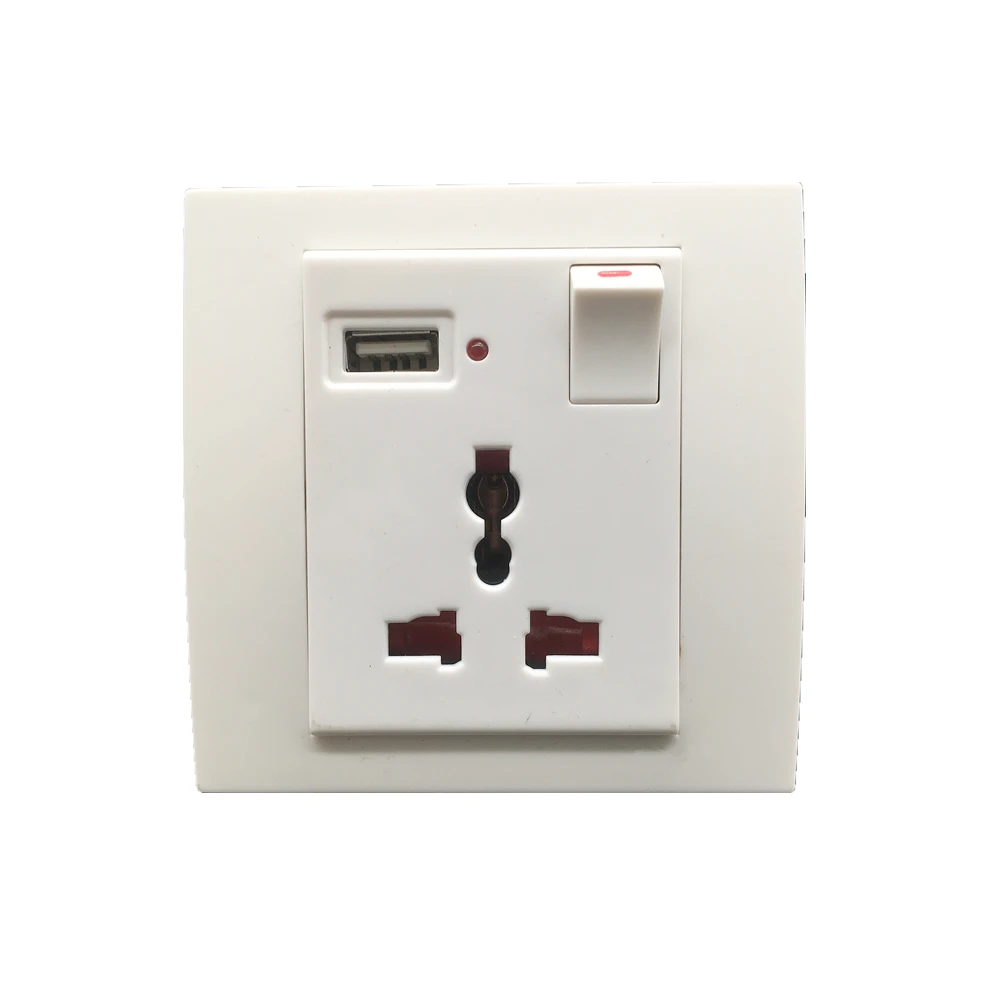 13a Universal Electric Wall Switch Smart Plug Socket With Usb Buy