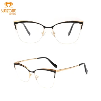 gold metal eyeglass frames