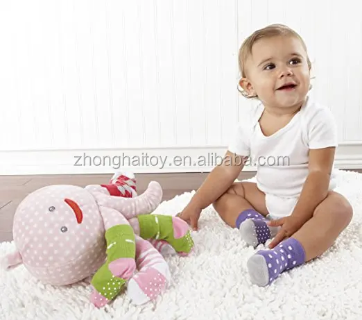 6 Juguete 0 Buy Pulpo Pus T Meses Peluche Con Rosa Bebé 4 Pares Calcetín De Calcetines bfY6gy7v