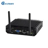 Support Win7 8 10/Linux Fanless Mini PC 12v Atom Fanless PC Low power Industrial Computer