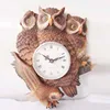 owl clock desk clock home decorative article