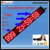 38x380 mm countdown timer display and moving message information display