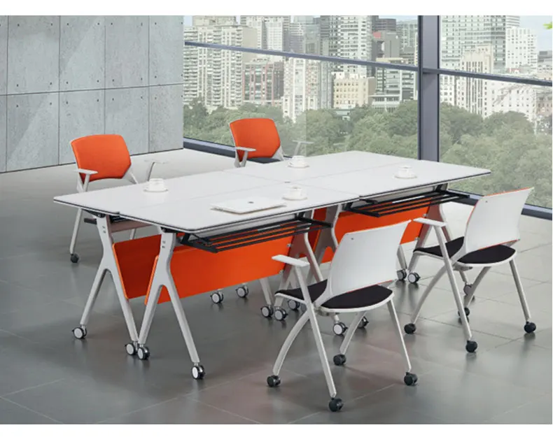 Office meeting folding training chair computer mesh chair