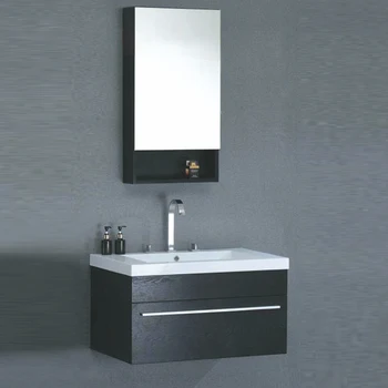 Royo Black Painted Wall Mounted Bathroom Mdf Vanity Cabinet Buy