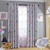 High quality cute grommets starfishl cartoon curtain blackout printed drapes