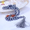 New design good looking shell pearl necklace jewelry,beaded long chain with tassels