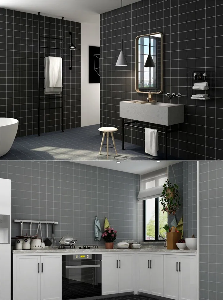 Self Adhesive Color Washable Wall Covering Vinyl Decoration Wall Stick