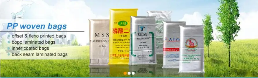 lamination Matt / bopp moistureproof 50kg white pp woven sugar bag with PE liner