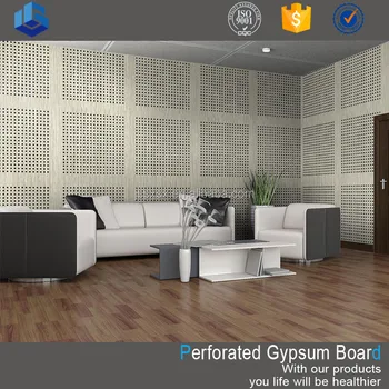 Sound Absorbing Perforated Gypsum Drywall Wall Panel Buy Sound