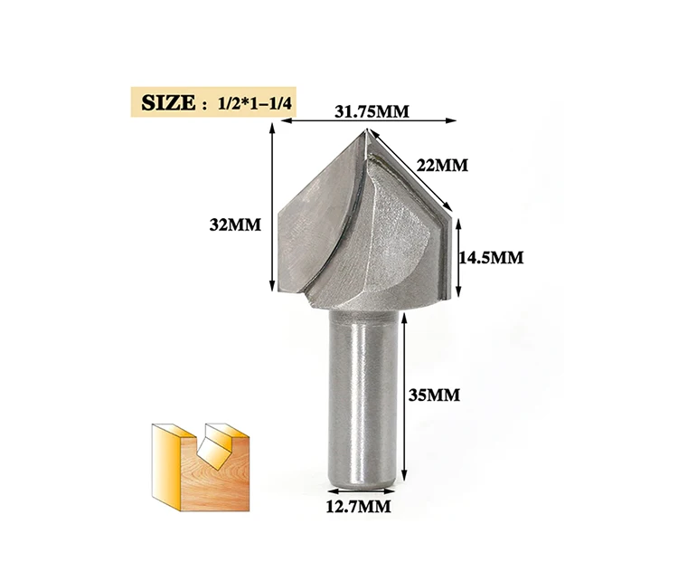 Flush Trim Machine Router V Groove Bit Set For Woodworking Buy Flush