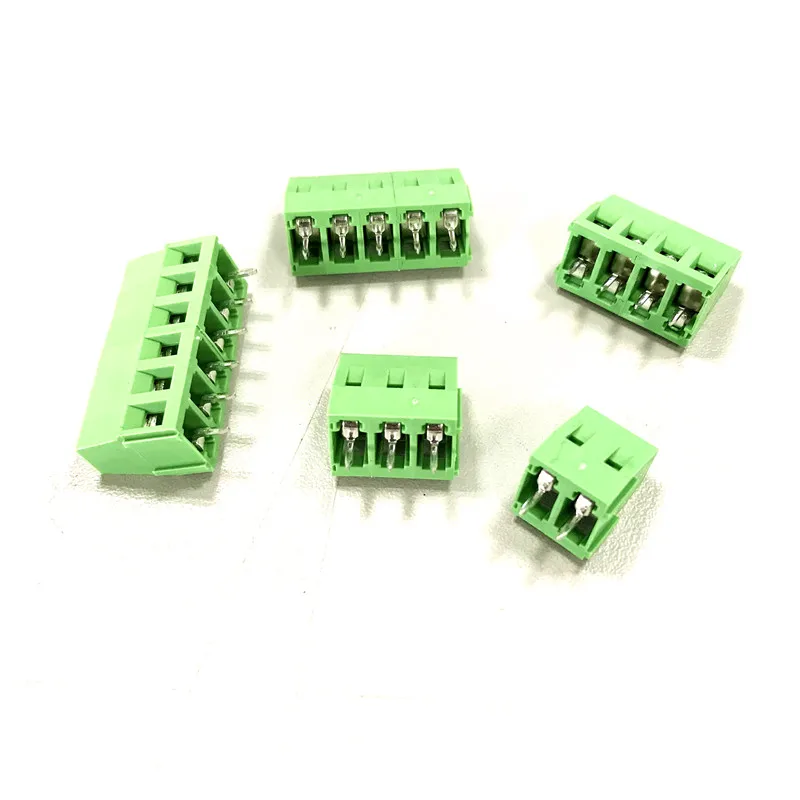 1715048 Green Connector 2pin 3pin 4pin 5pin 6pin Screw Terminal Block ...