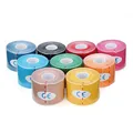 NEW 1 Roll Waterproof breathable Sports Kinesiology Muscles Care Fitness Athletic Health Cotton Elastic Adhesive Tape