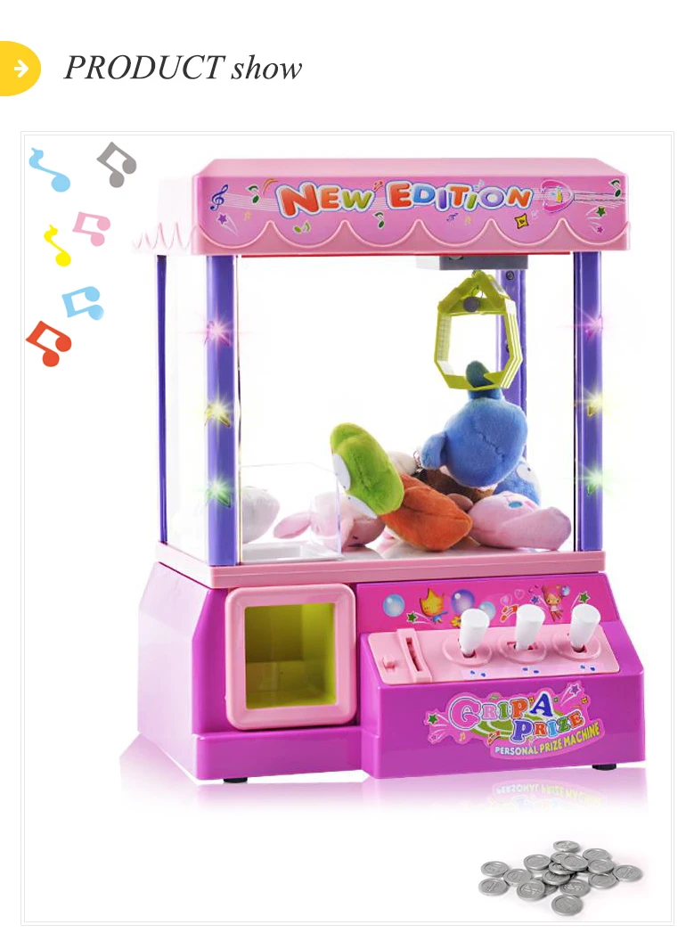 Mini Game Electric Cheap Claw Machine Small With 24 Coins Buy Claw