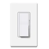 UL Listed White Decorator Rocker Dimmer Light Switches Single Pole 3 Way Electrical CFL/LED Dimmer Switch