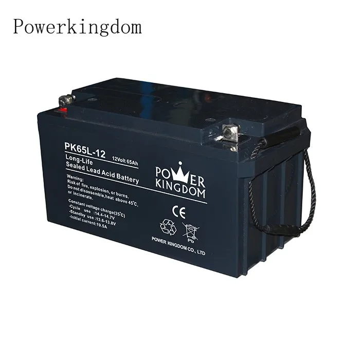 Power Kingdom Top 12 volt gel cell marine battery from China solar and wind power system-2