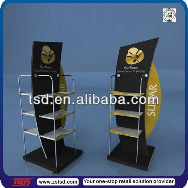 Tsdm344 Custom Supermarket Beer Bottle Display Case With Lcd/beer Rack