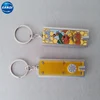 Promotional custom LOGO printed mini keychain led flashlight