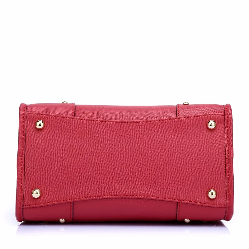 CC2035B-Fancy style best selling red color original design satchel handbags 2016 factory wholesale price