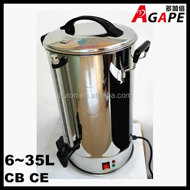 Stainless steel listrik boiler air air urn teh ketel 6-35 